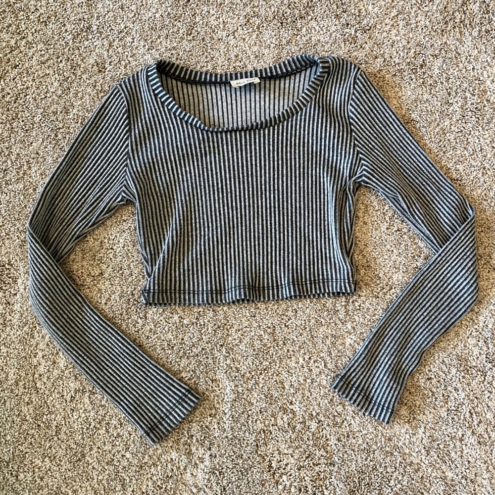Striped crop top